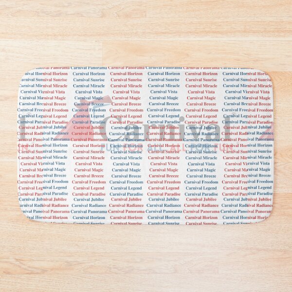 Item preview, Carnival Ship Names designed and sold by jfs509.