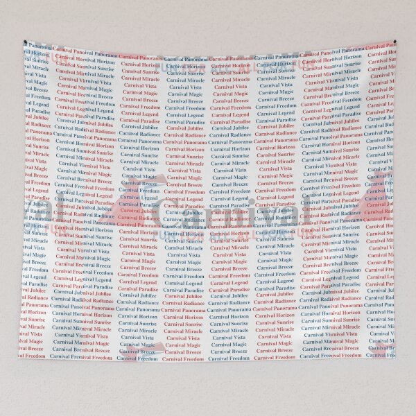 Item preview, Carnival Ship Names designed and sold by jfs509.