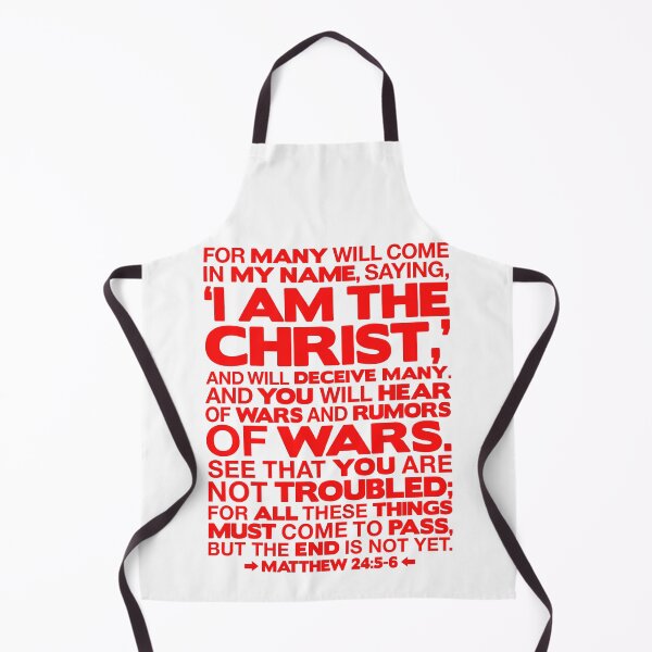 Item preview, Matthew 24:5-6 I am the Christ designed and sold by plushism.