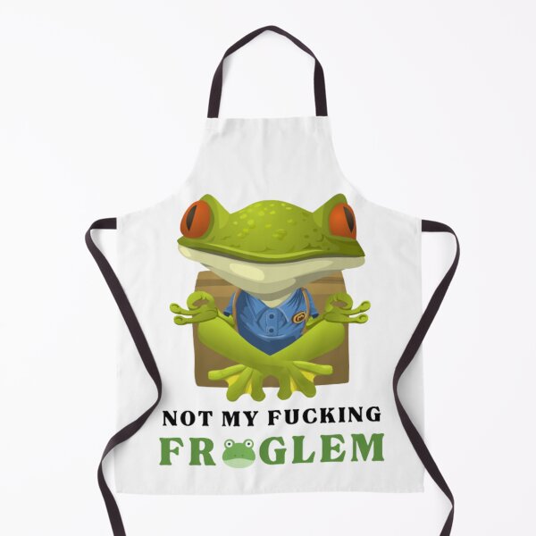 Item preview, Not My Fucking problem sarcastic quotes Funny Yoga frog Gift Idea designed and sold by BestDesign87.