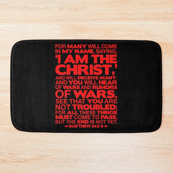 Item preview, Matthew 24:5-6 I am the Christ designed and sold by plushism.
