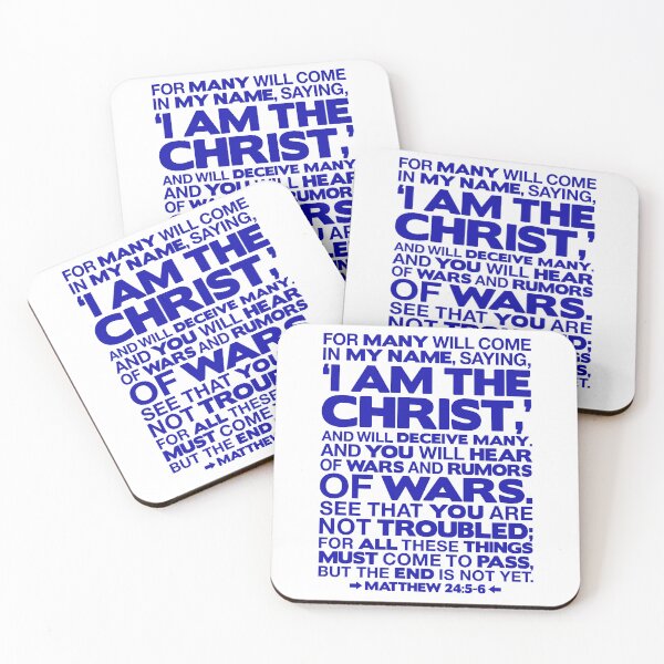 Item preview, Matthew 24:5-6 I am the Christ designed and sold by plushism.