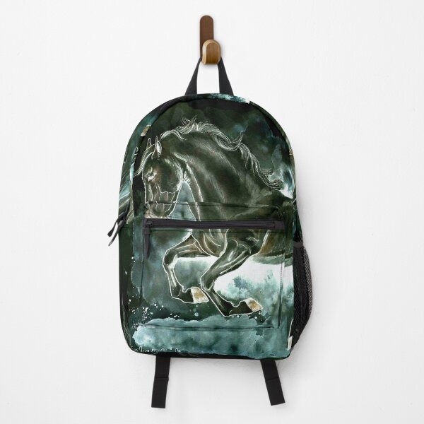 Item preview, Black lipizzaner stallion illustration designed and sold by horseaddicted.