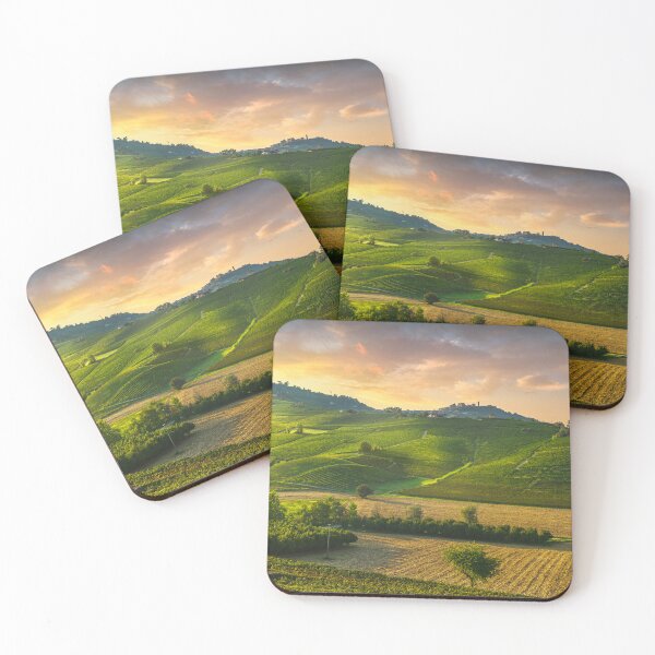 Item preview, Barolo vineyards and La Morra village. Langhe, Italy designed and sold by Stefano Orazzini.