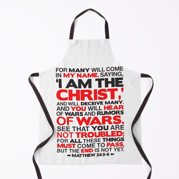 Item preview, Matthew 24:5-6 I am the Christ designed and sold by plushism.