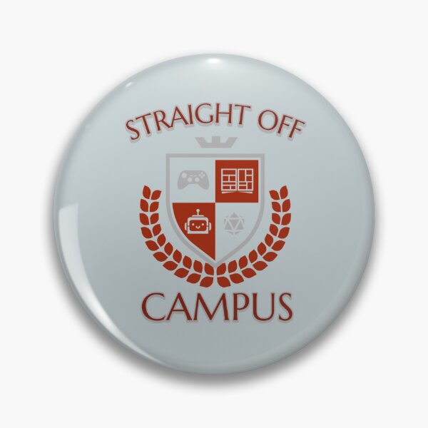 Item preview, Straight Off Campus - Gamer Crest designed and sold by HollyBanks.