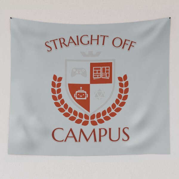Item preview, Straight Off Campus - Gamer Crest designed and sold by HollyBanks.