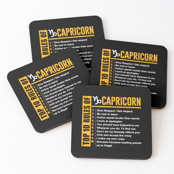 Item preview, Top 10 Rules of Capricorn Birthday Gifts designed and sold by vincentalan.