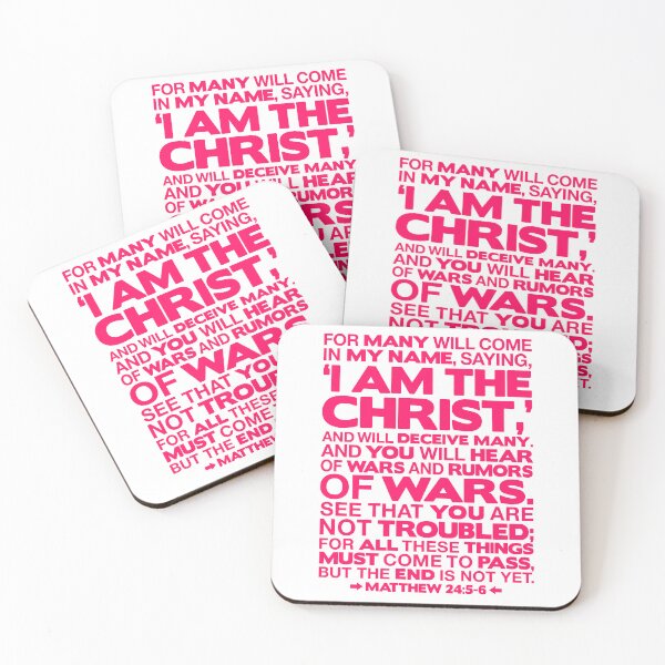 Item preview, Matthew 24:5-6 I am the Christ designed and sold by plushism.