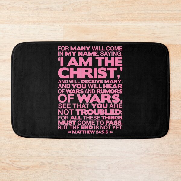Item preview, Matthew 24:5-6 I am the Christ designed and sold by plushism.