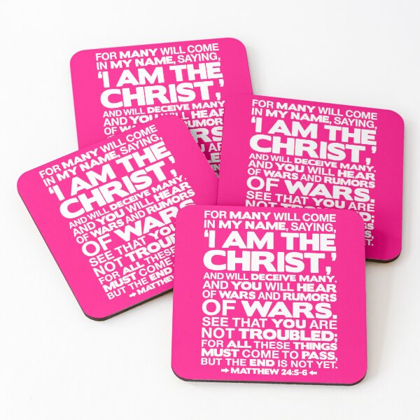 Item preview, Matthew 24:5-6 I am the Christ designed and sold by plushism.