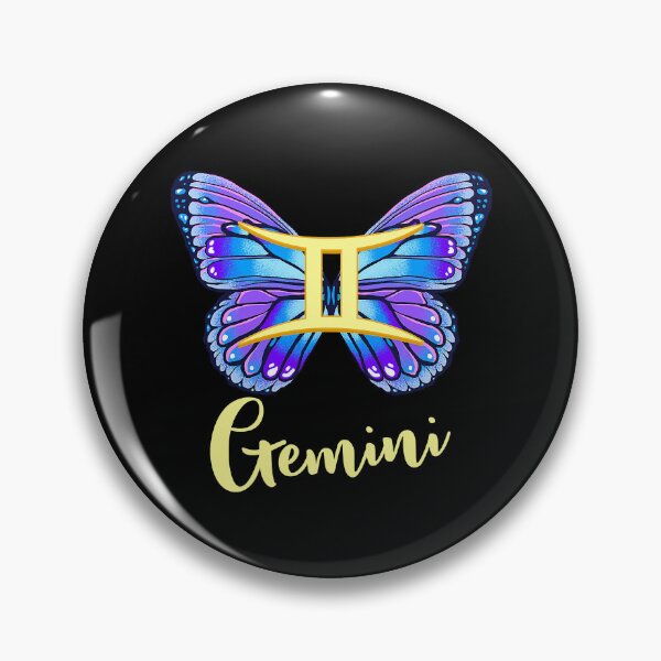 Item preview, Gemini Butterfly Zodiac Sign of Butterfly Wings designed and sold by vincentalan.