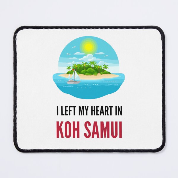Item preview, I left my heart in Koh Samui shirt - Samui gift, Samui shirt, Vacation shirt, Thailand lover, Thailand traveller designed and sold by NaNapolitano.