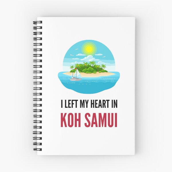 Item preview, I left my heart in Koh Samui shirt - Samui gift, Samui shirt, Vacation shirt, Thailand lover, Thailand traveller designed and sold by NaNapolitano.