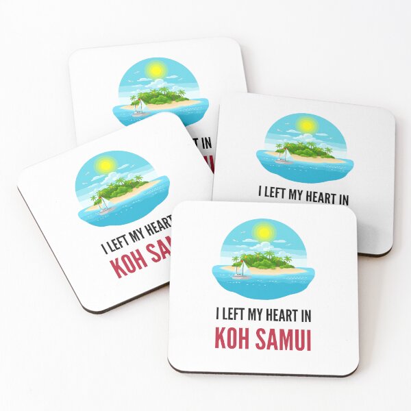 Item preview, I left my heart in Koh Samui shirt - Samui gift, Samui shirt, Vacation shirt, Thailand lover, Thailand traveller designed and sold by NaNapolitano.