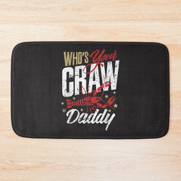 Item preview, Who&x27;s Your Craw Daddy Shirt Crawfish Boil Funny Cajun Men  Sticker designed and sold by jbkinn.