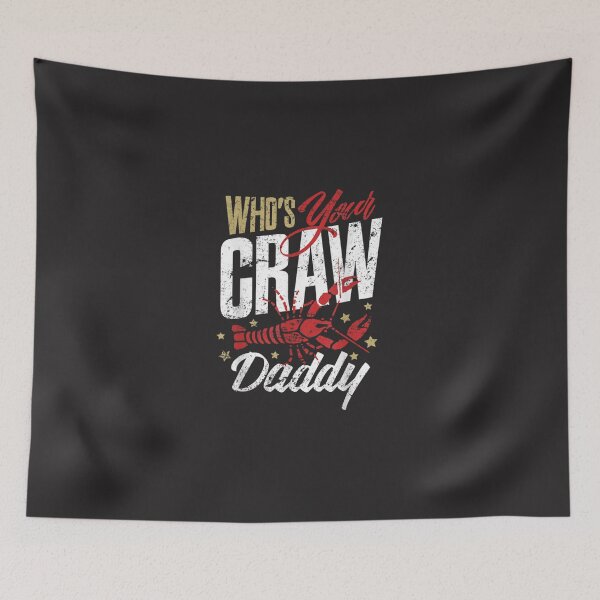 Item preview, Who&x27;s Your Craw Daddy Shirt Crawfish Boil Funny Cajun Men  Sticker designed and sold by jbkinn.