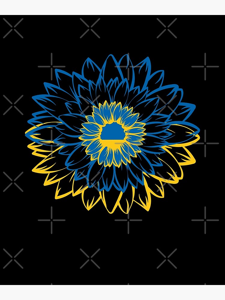 "Sunflower Ukrainian Flag,sunflower" Poster for Sale by SunriseArt