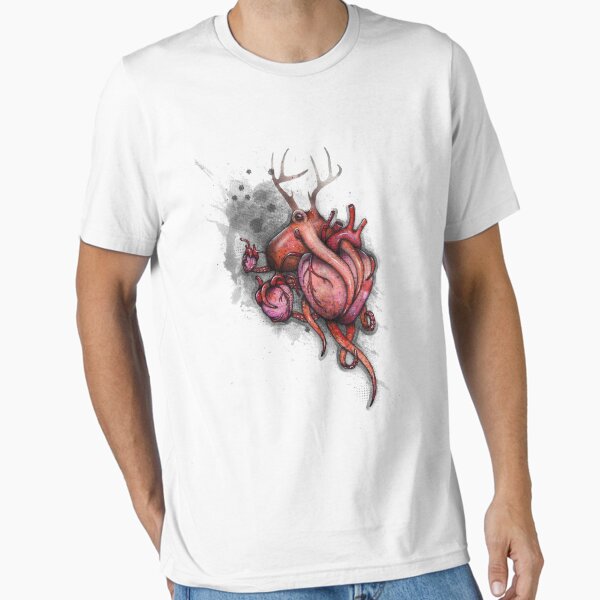 Three Hearts Shirt (for light shirts) Essential T-Shirt