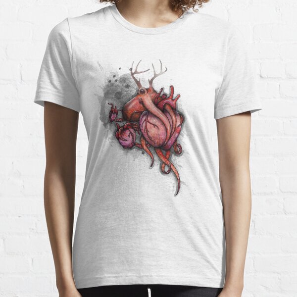 Three Hearts Shirt (for light shirts) Essential T-Shirt
