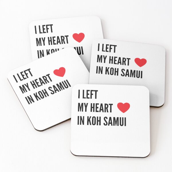 Item preview, I left my heart in Koh Samui shirt - Samui gift, Samui shirt, Vacation shirt, Thailand lover, Thailand traveller designed and sold by NaNapolitano.