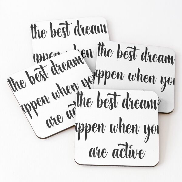Item preview, the best dream happen when you are active  designed and sold by Ach B.