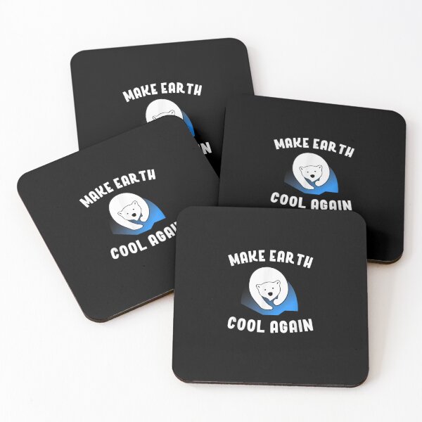 Item preview, Make Earth Cool Again Climate Change Polar Bear Earth Day designed and sold by RobertEllisDC.