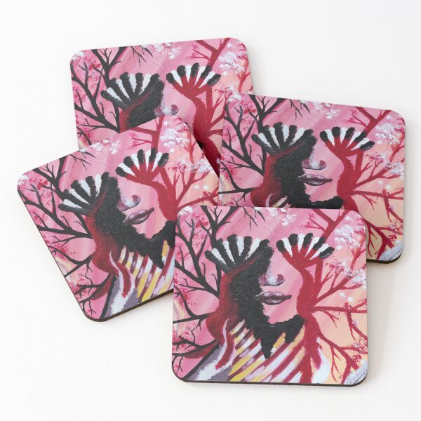 Item preview, Edges of Joy - Women Nature art by Luna Smith designed and sold by Luna-Smith.