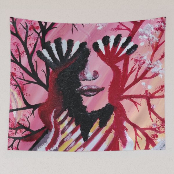 Item preview, Edges of Joy - Women Nature art by Luna Smith designed and sold by Luna-Smith.