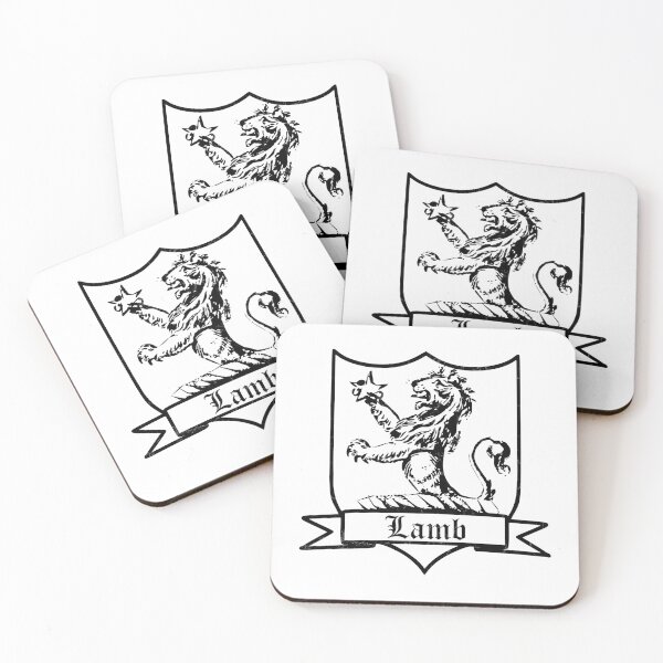 Item preview, Lamb Surname Crest designed and sold by BagTown Clans.