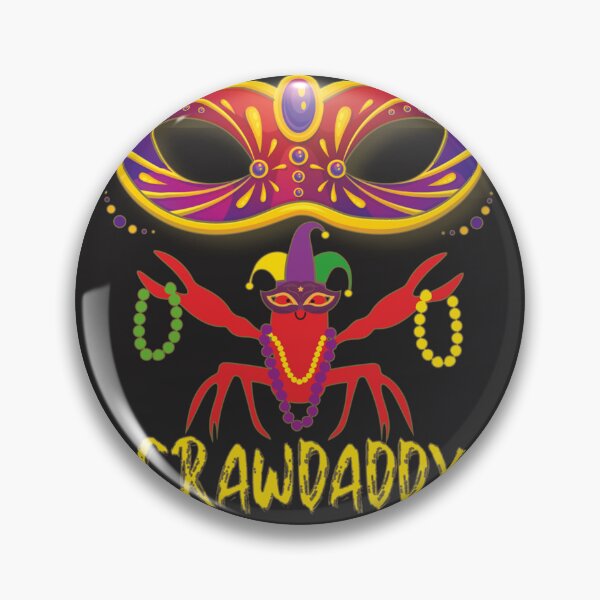 Item preview, Who&x27;s Your Crawdaddy Mardi Gras Crawfish  Sticker designed and sold by jbkinn.