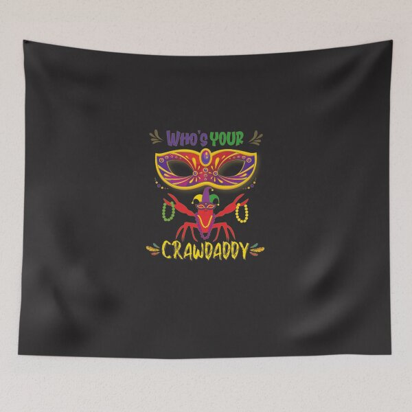 Item preview, Who&x27;s Your Crawdaddy Mardi Gras Crawfish  Sticker designed and sold by jbkinn.