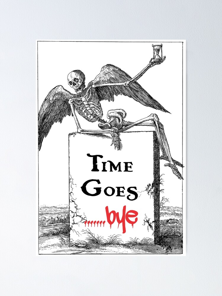  where does all the time go poster by elegantrascal redbubble