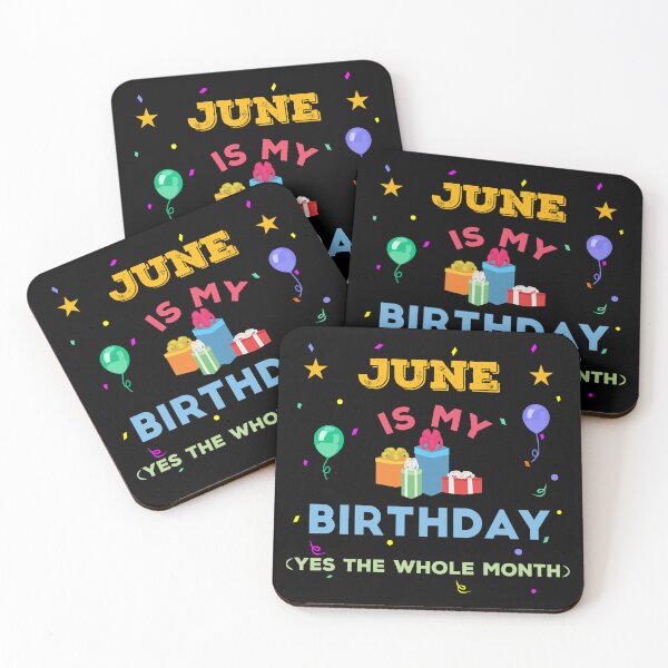 Item preview, June is my birthday yes the whole month, birthday outfit, family birthday, bday idea, birthday humor, june birthday quotes designed and sold by SGS-.