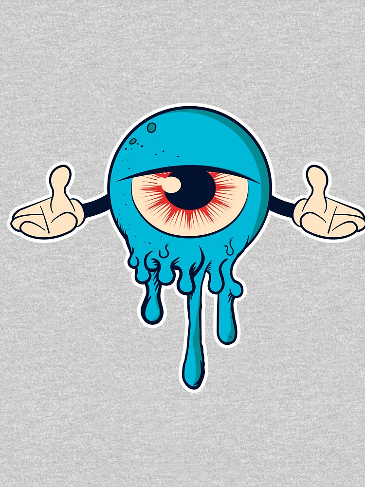 "Dripping Cartoon Eye" Pullover Hoodie by digsterdesigns | Redbubble