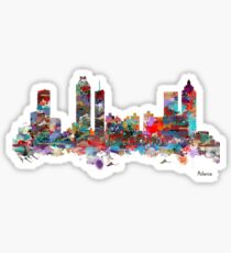 Atlanta city watercolor Sticker