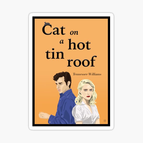 Item preview, Cat On A Hot Tin Roof - Theatre Illustration designed and sold by WayneBrant.