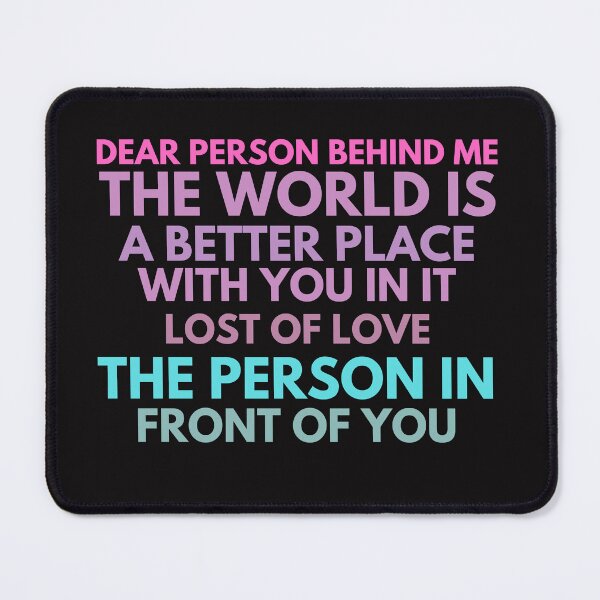 Item preview, Funny Retro Quotes, Dear Person Behind Me vintage  designed and sold by badretop.