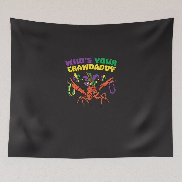 Item preview, Whos Your Crawdaddy Crawfish Jester Beads Funny Mardi Gras Classic designed and sold by jbkinn.