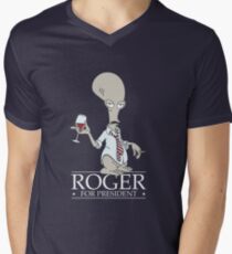 Roger for President Men's V-Neck T-Shirt