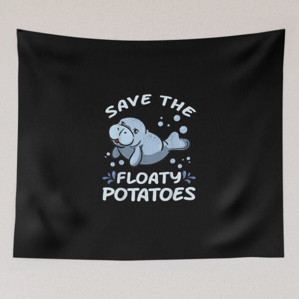 Item preview, Save The Floaty Potatoes T Shirt Earth Day Manatees Gift designed and sold by RobertEllisDC.