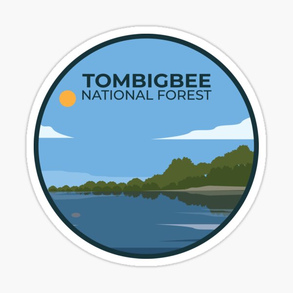 "Tombigbee National Forest" Sticker for Sale by parkland Redbubble