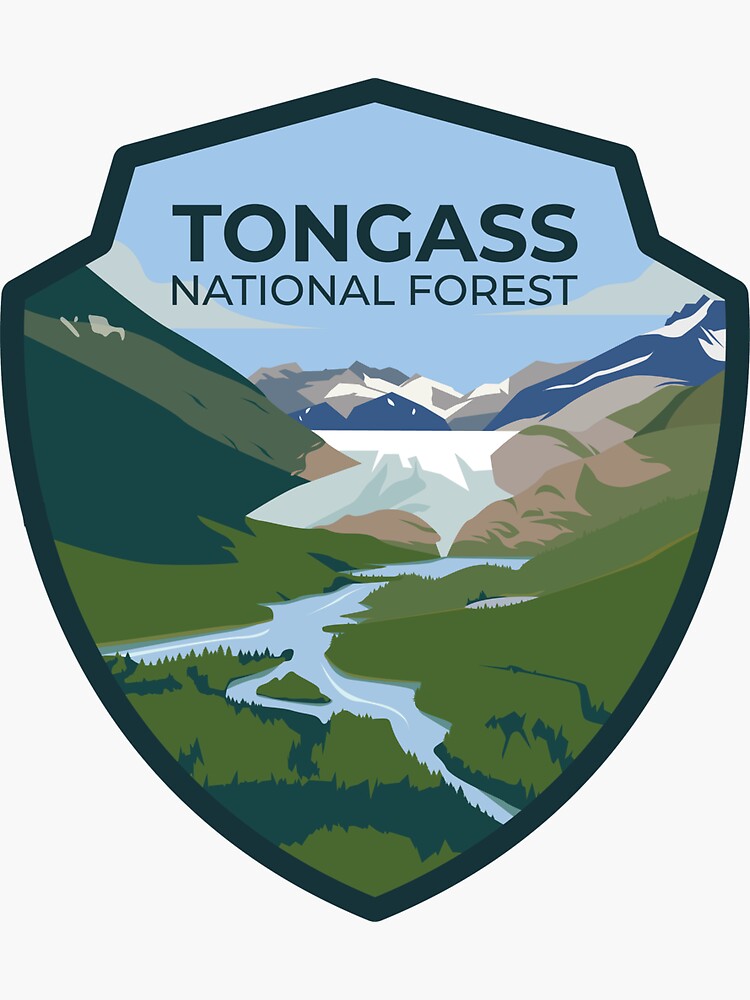"Tongass National Forest" Sticker for Sale by parkland Redbubble