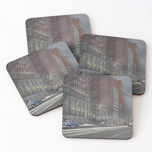 Item preview, City - Chicago, IL - Wintertime in Chicago 1942 designed and sold by Mike Savad Photography.