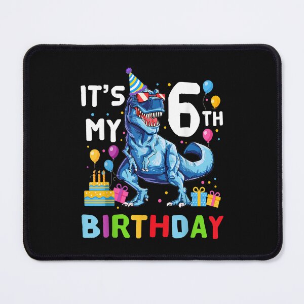 Item preview, Kids It's My 6th Birthday Happy 6 Year T-Rex designed and sold by xeqefyfasa278.