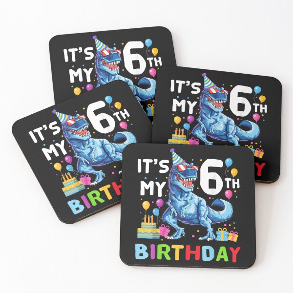 Artikelvorschau, Kinder Es ist mein 6. Geburtstag Happy 6 Year T-Rex entworfen und verkauft von xeqefyfasa278.