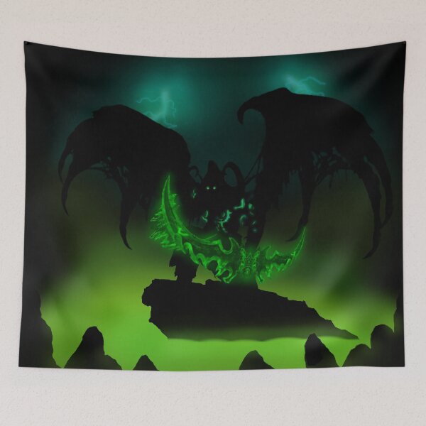 Item preview, silhouette of illidan designed and sold by SprinT-Shirt.