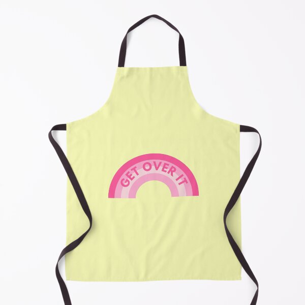 Item preview, GET OVER IT - pink rainbow designed and sold by Colorful-Inspo.
