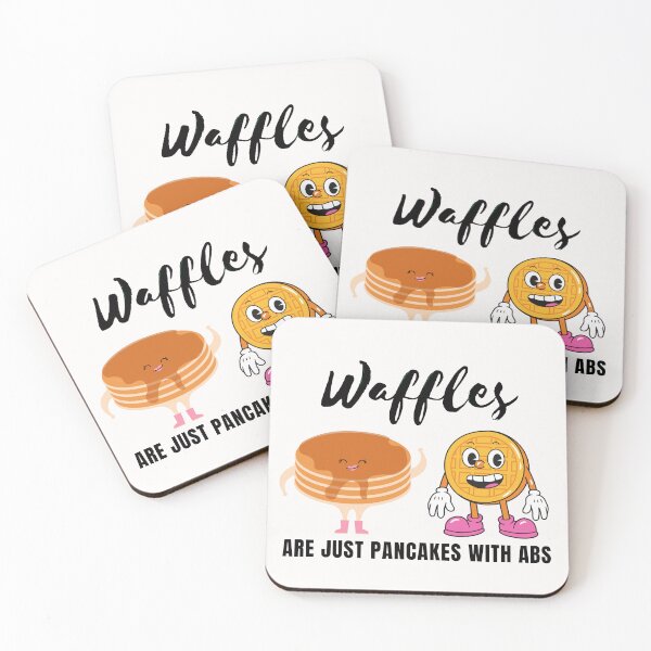 Item preview, Waffles Are Just Pancakes With Abs Art Designs designed and sold by Manilyn0907.