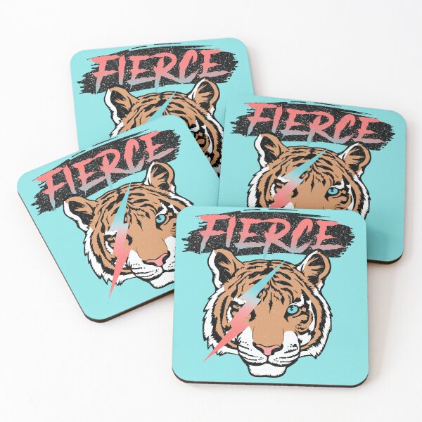 Item preview, Fierce retro tiger designed and sold by Tonickay.